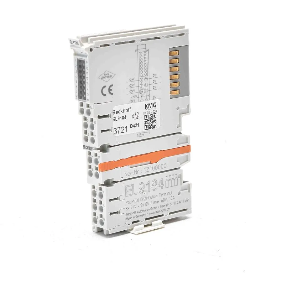 Модуль ввода-вывода Beckhoff EL9184 Ethercat Terminal, Potenzialverteilung, 8 x 
