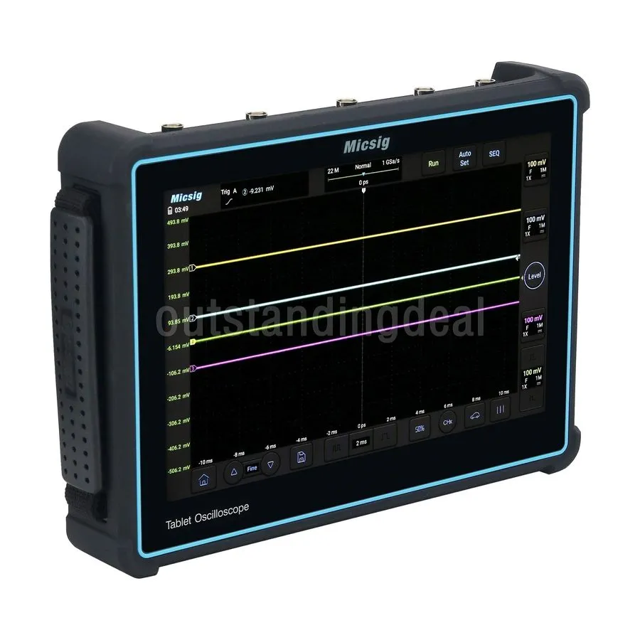 Осциллограф Micsig ATO3004 300MHz 2GSa/s Automotive Oscilloscope 4CH Tablet Osci