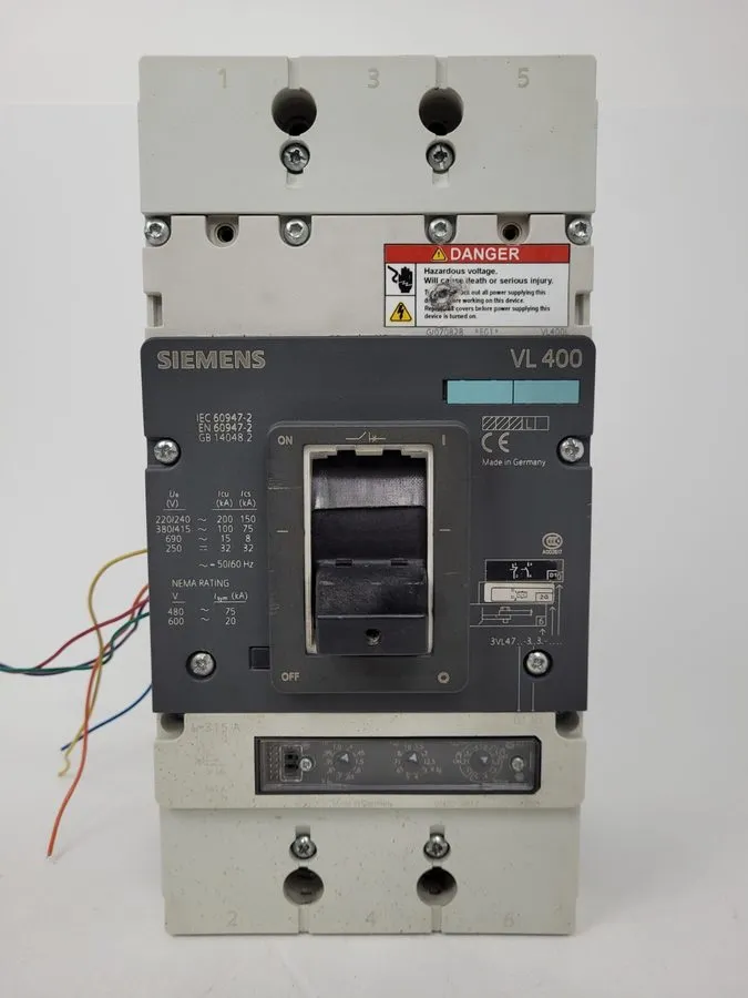 Автоматический выключатель 3VL4731-3AE36-0AA0 Siemens 315 Amp Circuit Breaker Ne