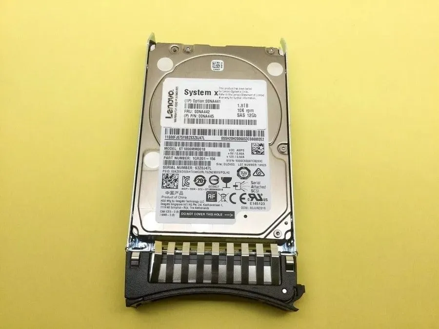 Жёсткий диск Lenovo / IBM 00NA442 00NA441 00NA445 1.8TB 10K 12G SAS 2.5'' HDD Ha