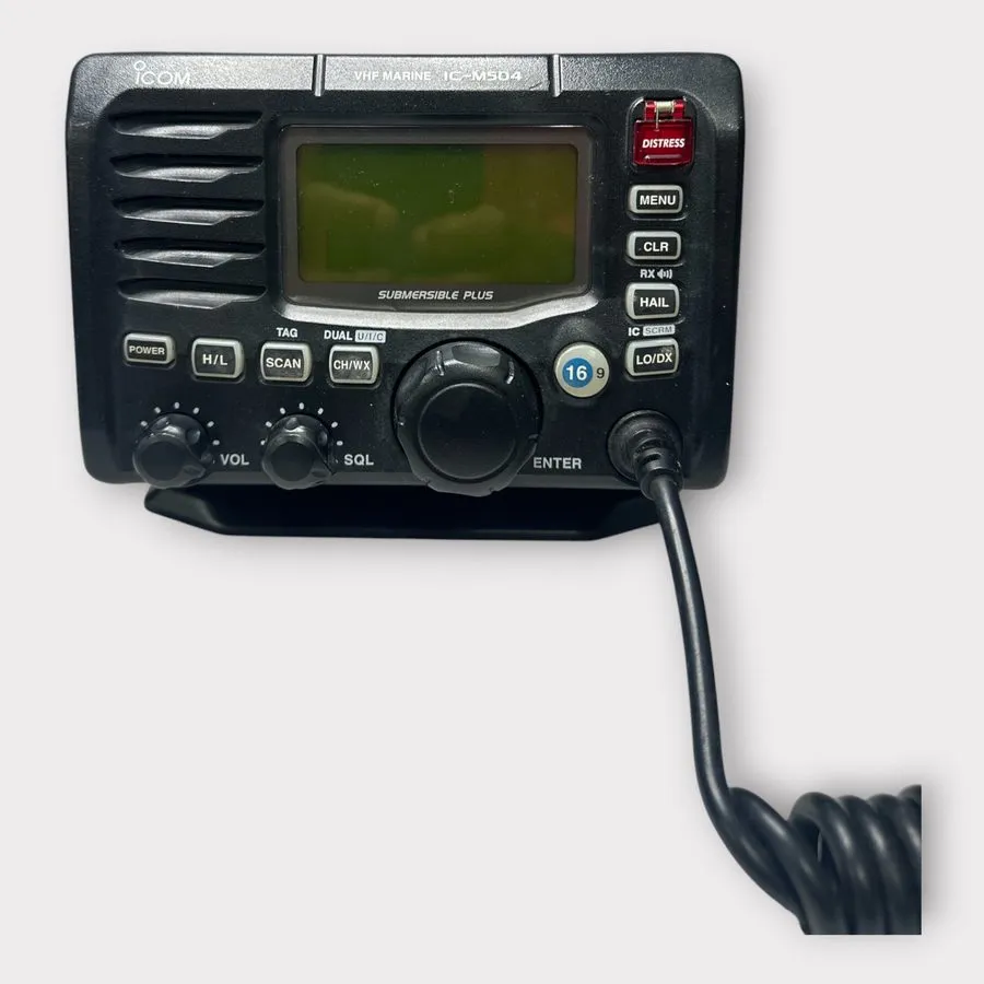 Радиостанция Icom IC-M504 Marine VHF Radio With Attached HM-126B Fist Mic