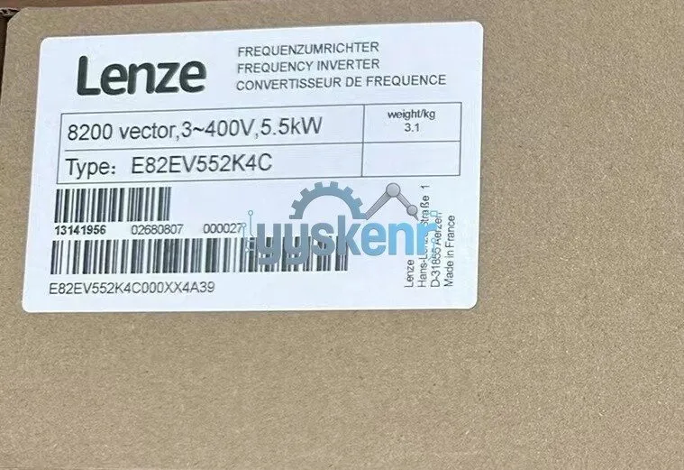 Частотный преобразователь Lenze E82EV552K4C040 AC Drive 0.55kW 230V 1-Phase Inpu