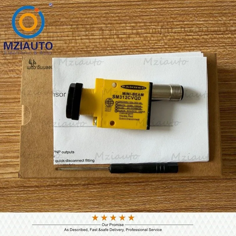 Фотоэлектрический датчик Banner Sm312cvqd Mini-Beam Photoelectric Sensor