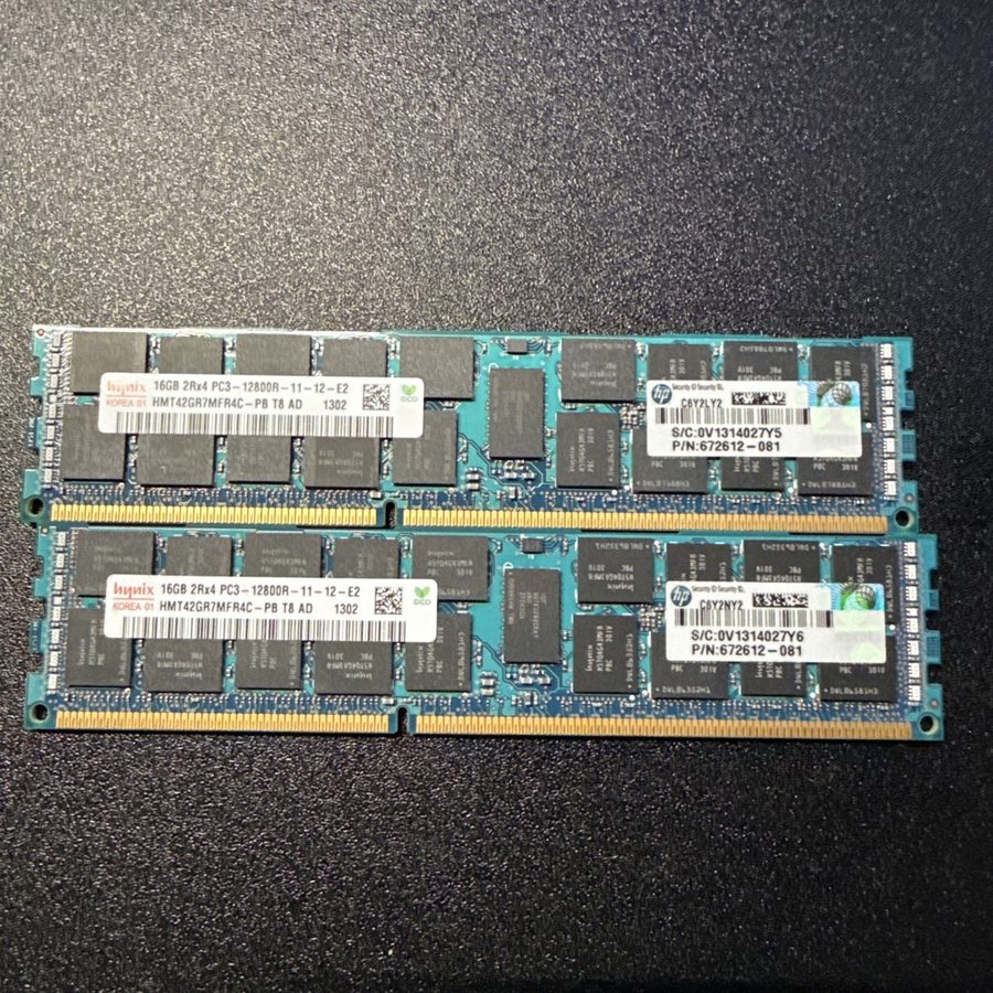 Модуль памяти SK hynix 16GB PC3L-12800R DDR3-1600 ECC RDIMM 2Rx4 HMT42GR7MFR4A-P