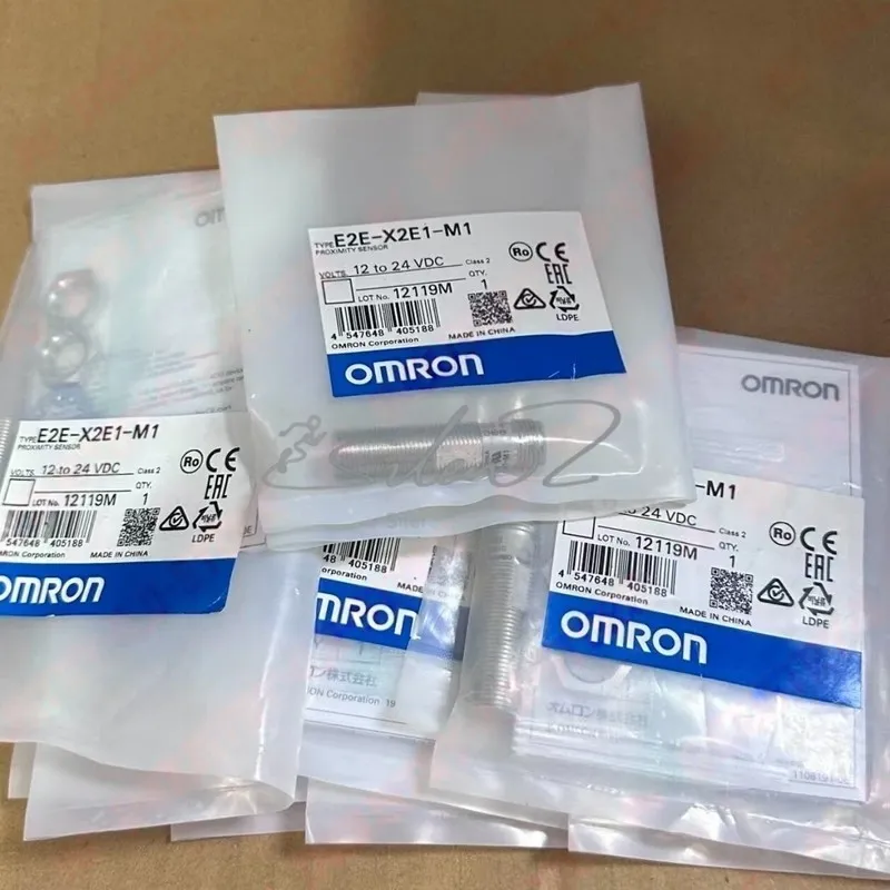 Датчик приближения Omron E2E-X2E1-M1 INDUCTIVE PROXIMITY SENSOR 12-24 VDC — фото лота 1