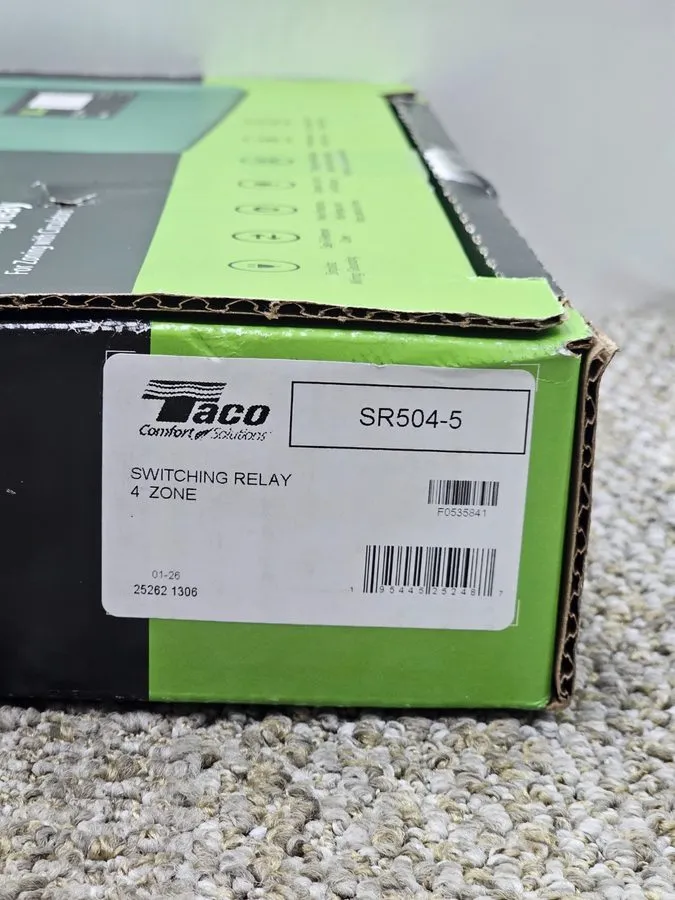 Реле защиты Taco SR504-5 Next Gen 4 Zone Switching Relay w/ Priority Protection,