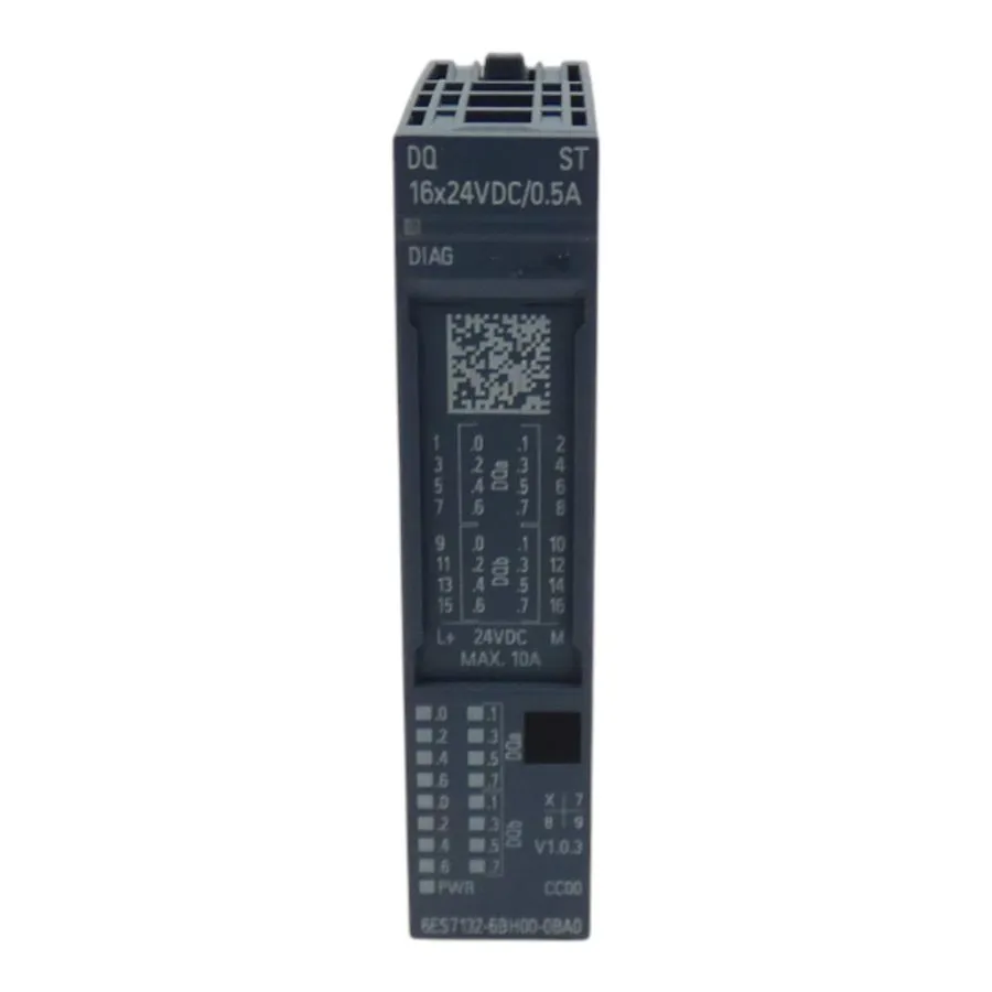 Модуль ввода-вывода Siemens SIMATIC S7 6ES7132-6BH00-0BA0 E:06 V1.0.3 Digital Ou