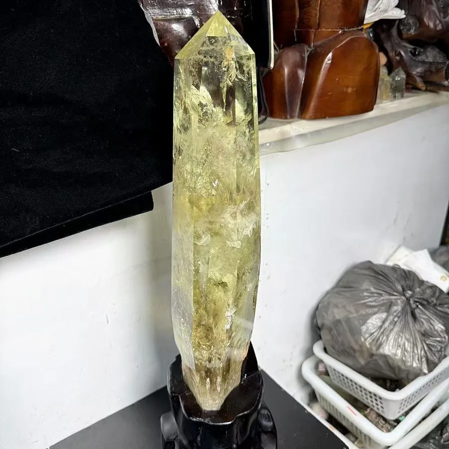 Лабораторный прибор 12.1LB TOP! Natural emerandine Gemstone quartz crystal Miner
