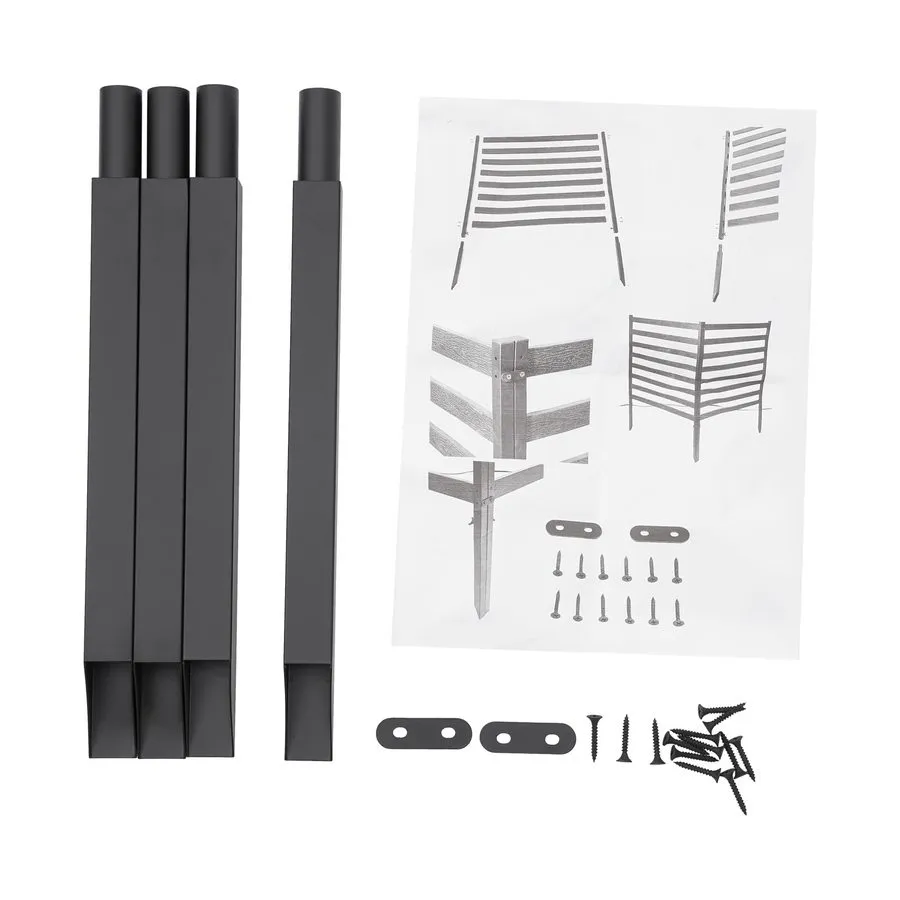 Кондиционер 2-Panel Air Conditioner Fence Outdoor Rectangular Privacy Fence Pane — фото лота 2
