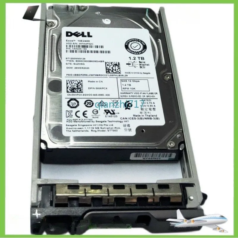Сервер 0WXPCX Dell POWEREDGE WXPCX 1.2TB 10K RPM 12Gb/s 2.5" SAS SERVER HDD Hard