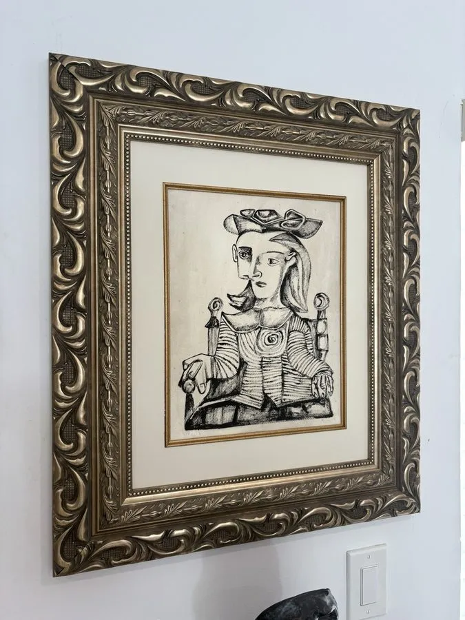 Лабораторный прибор Pablo Picasso Lithograph Hand Signed, Numbered & Stamped 190 — фото лота 2