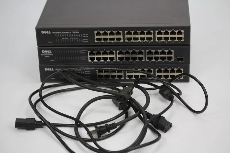 Коммутатор DELL PowerConnect 2024,2624, 2024 ALL THREE 24 port Ethernet Network 