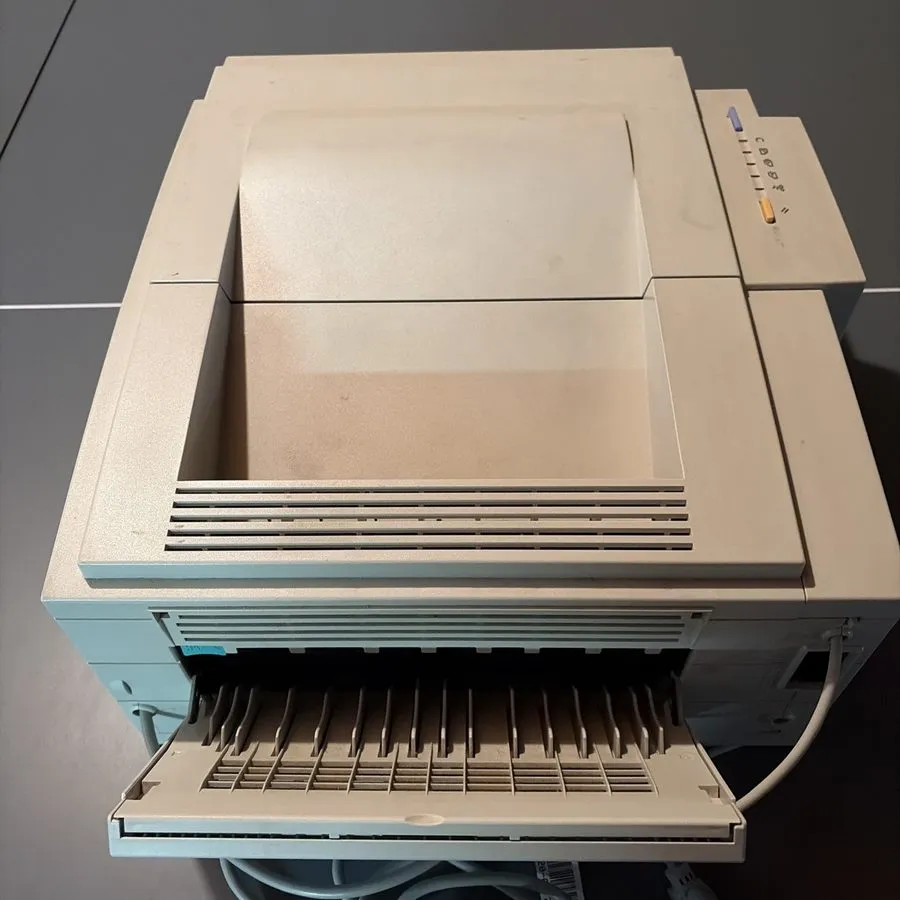 Лазерный принтер HP LASERJET 5MP Monochrome Laser Printer C3155A Vintage 1995 — фото лота 2