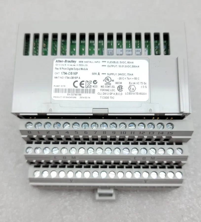 Модуль ввода-вывода Allen Bradley FLEX I/O 1794-OB16P 24VDC Source Output-Protec