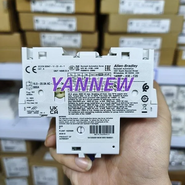Автоматический выключатель AB 140MP-A3E-C20 Motor Protection Circuit Breaker 16-