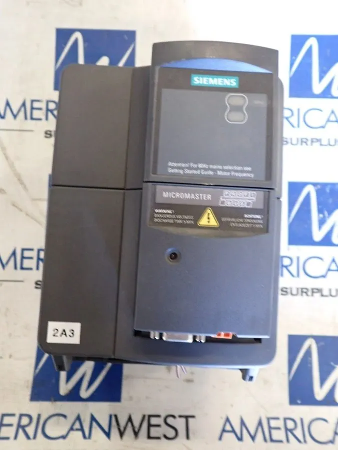 Частотный преобразователь Siemens MICROMASTER 440 Frequency Inverter 4kW; 6SE644