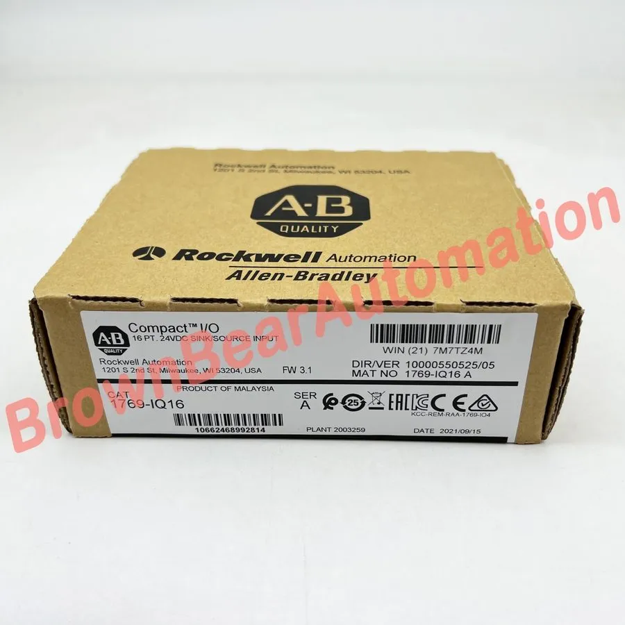 Модуль ввода-вывода Newest In Box Original Allen-Bradley AB 1769-IQ16 CompactLog
