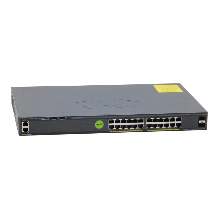 Коммутатор Cisco WS-C2960X-24TS-LL Switch 24 Ports Gigabit + 2 SFP