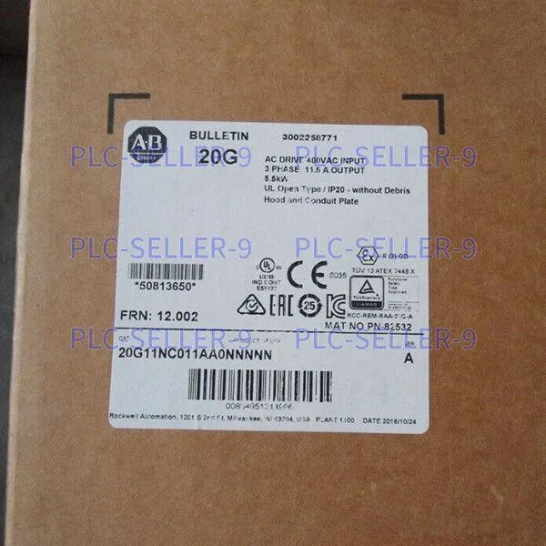 Частотный преобразователь Allen-Bradley 20G11NC011AA0NNNNN PowerFlex Air Cooled