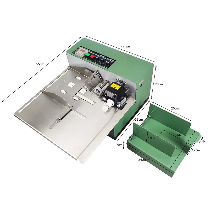 Расходник для маркировки MY-380F Auto Dry Ink Batch Coding Machine Efficient Dat