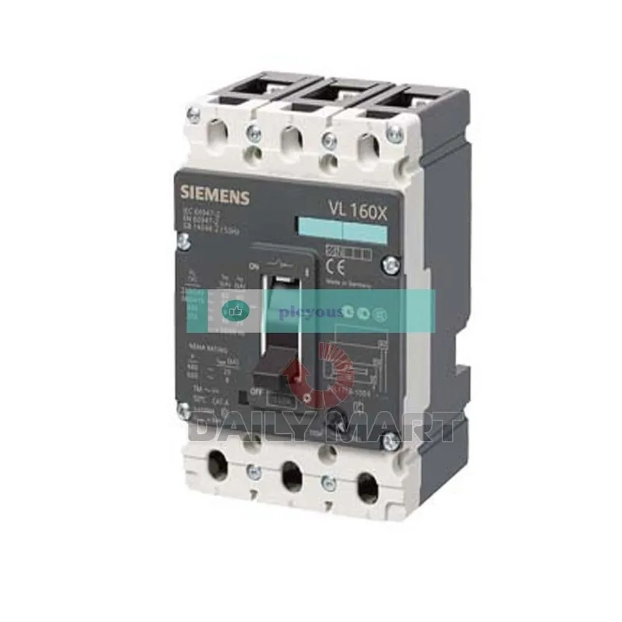 Автоматический выключатель Siemens Circuit Breaker 3VL1706-1DD33-0AA0 VL160X N 6