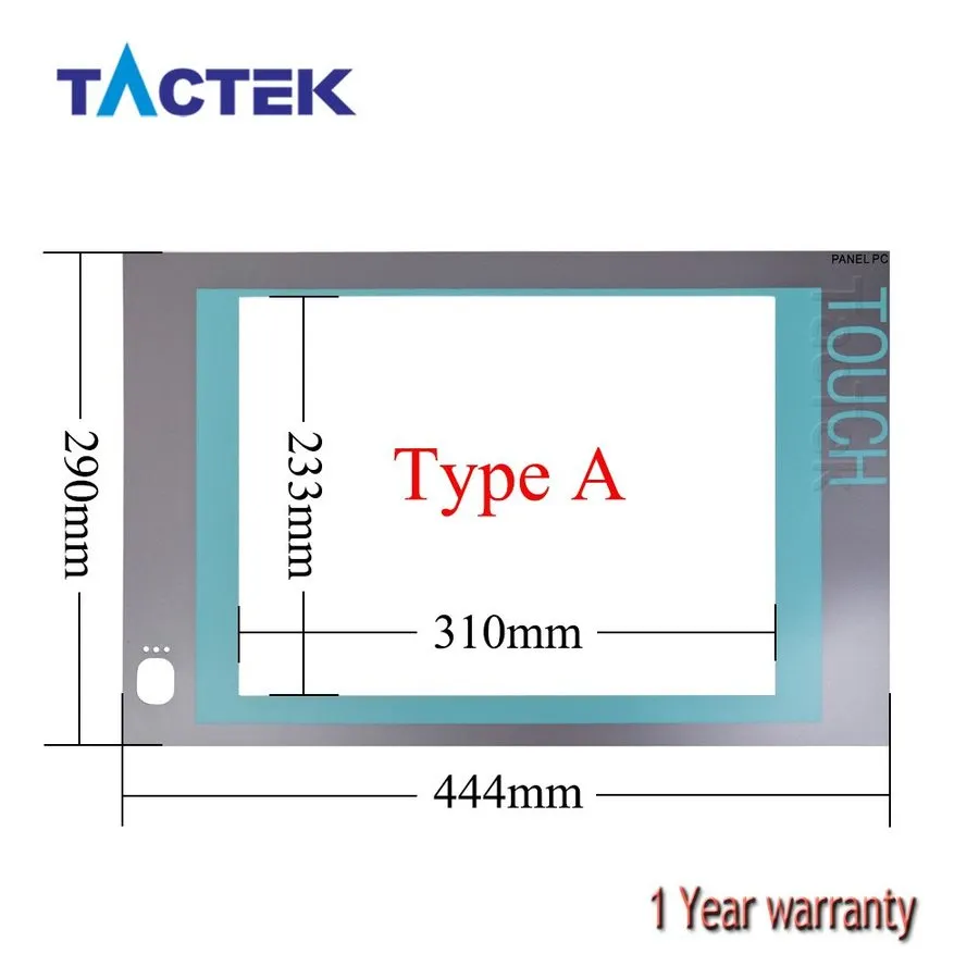 Промышленный компьютер Touch Screen для 6AV7822-0AA00-0AC0 PANEL PC577 15" 3.3mm