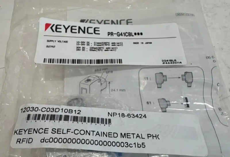 Фотоэлектрический датчик Keyence PR-G41CBL Photoelectric Sensor, 10-30V dc, Outp