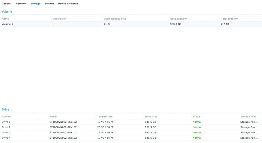 Сетевое хранилище Synology DiskStation DS418 4-bay SAN/NAS Server Diskless