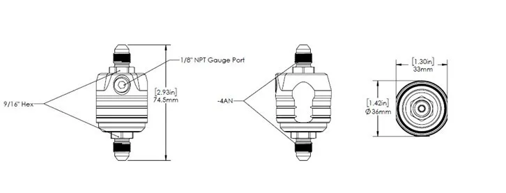 Трубопроводная арматура Turbosmart TS-0811-0012 OPR Turbo Oil Pressure Regulator