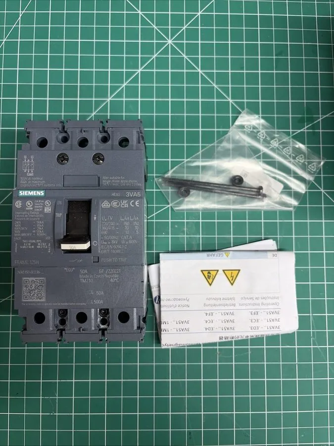 Автоматический выключатель Siemens 3VA5150-6ED36-0AA0 Circuit Breaker 50 Amp 3VA — фото лота 2