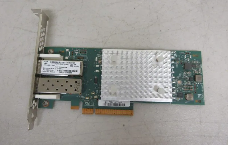 Контроллер HPE QLE2692-HP SN1100Q 16GB Dual 2-Port FC HBA 853011-001 w/ SFP Tran — фото лота 2