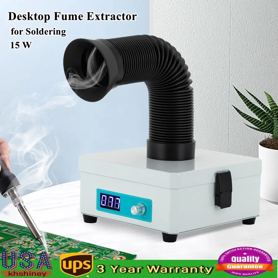 Дымоуловитель Solder Fume Extractor,150W 165CFM Soldering Smoke Extractor with 3
