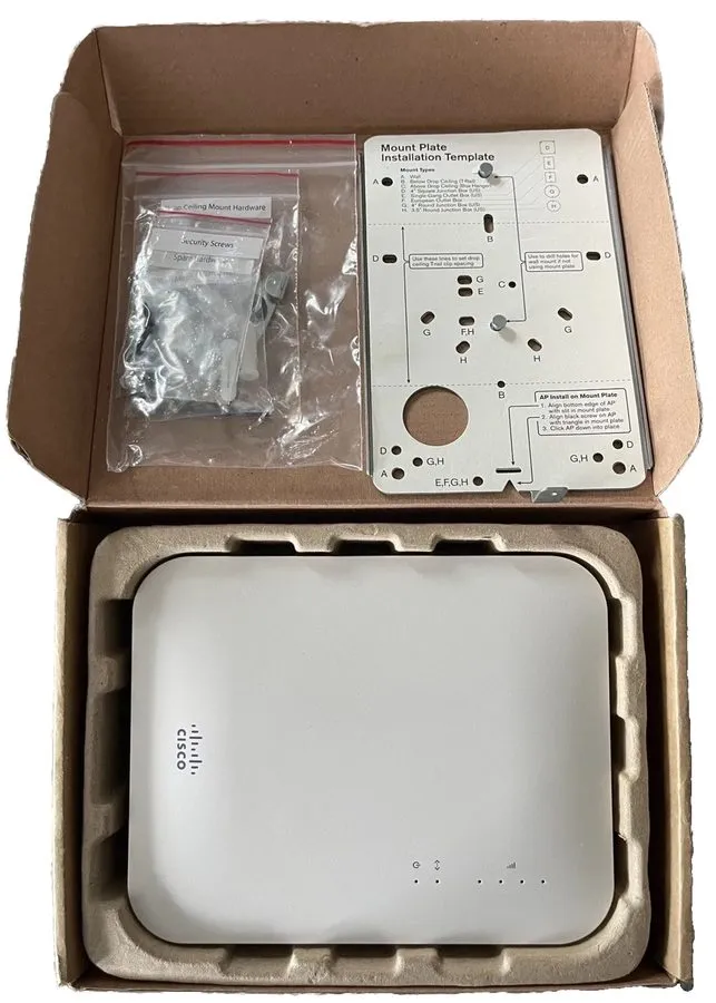 Точка доступа Wi-Fi Cisco Meraki MR12-HW Access Point w/Box *FREE USA SHIPPING