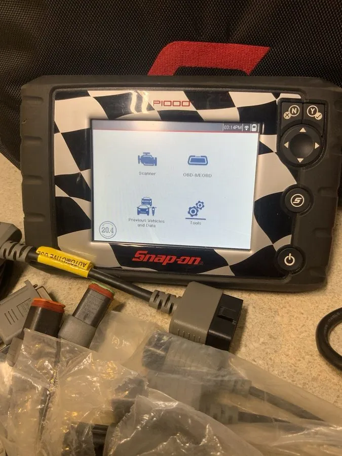 Диагностический сканер Snap On P1000 Motorcycle Scanner Diagnostic Tool EESC334  — фото лота 1