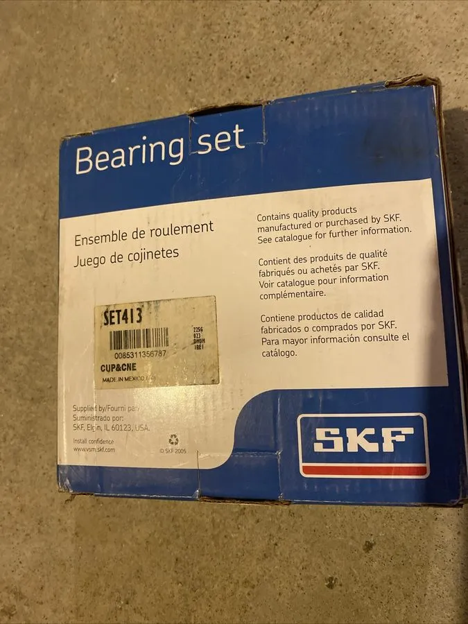Подшипник SKF SET413 Tapered Roller Bearing Set (Bearing And Race) Never !