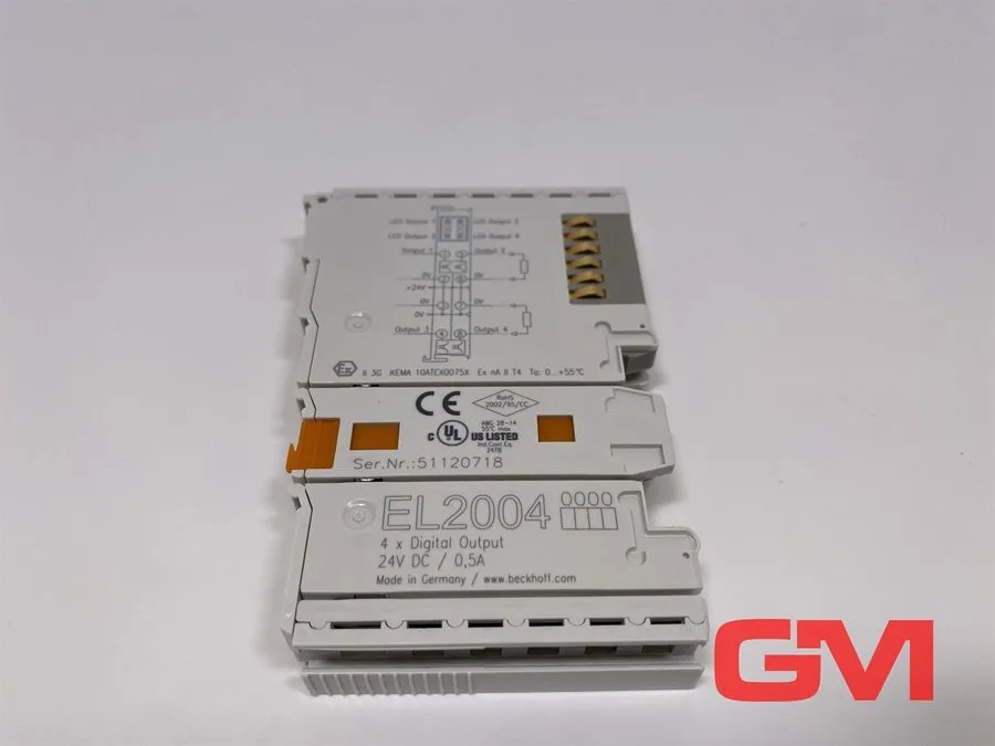 Модуль ввода-вывода Beckhoff EL2004 EtherCAT Terminal 4x Digital Output 24V DC