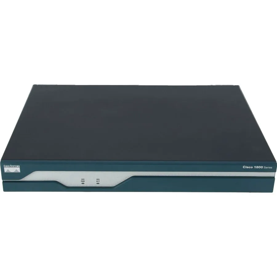 Маршрутизатор Cisco CISCO1801 8-Port Fast Ethernet ADSL Integrated Services Rout — фото лота 2
