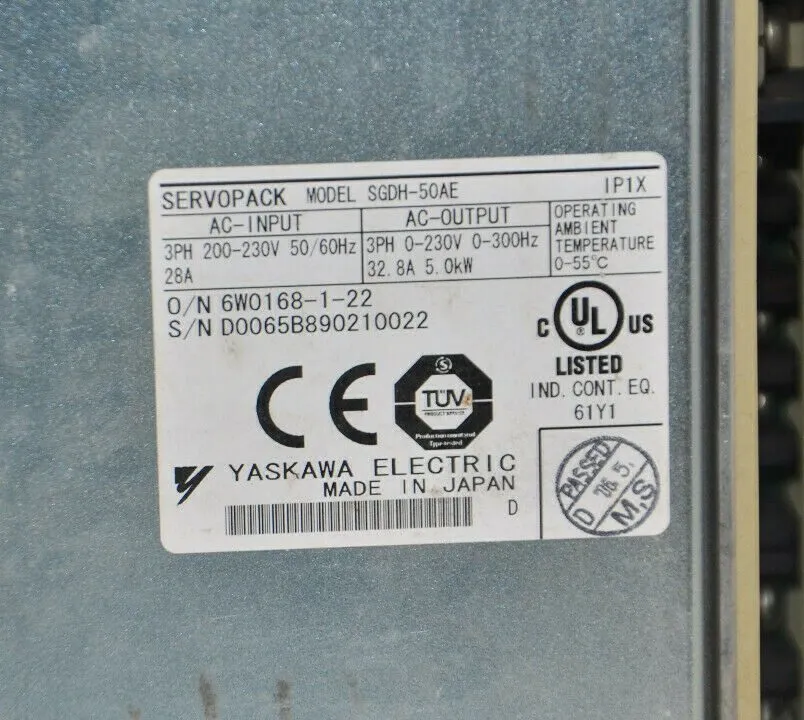 Сервопривод Yaskawa SGDH-50AE Servopack AC Drive 5kW 200-230V FAST