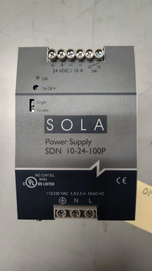 Блок питания Emerson SolaHD SDN 10-24-100P Power Supply 24VDC 10A 240W DIN Rail