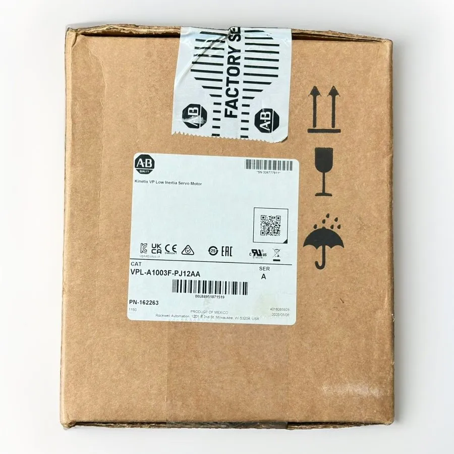 Серводвигатель Allen Bradley VPL-A1003F-PJ12AA Kinetix VP Servo Motor — фото лота 1