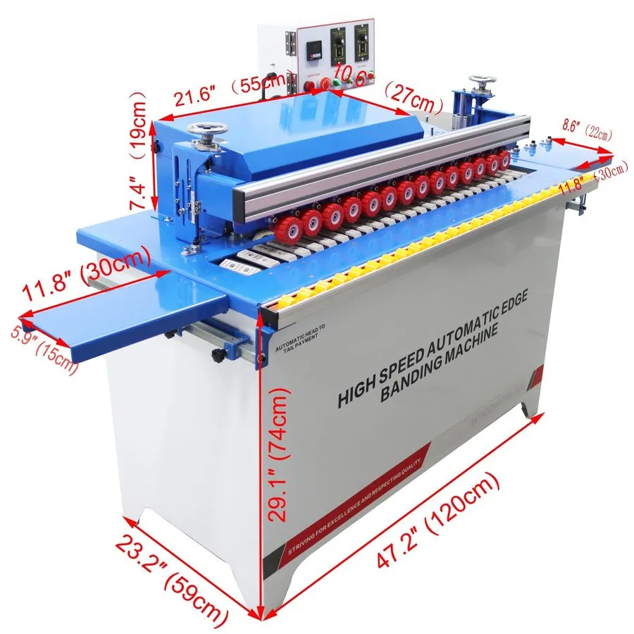 Оборудование ЧПУ TECHTONGDA Desktop Woodworking Edge Bander 0-6m/min Curve Strai