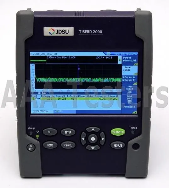 Измеритель мощности JDSU Viavi T-BERD 2000 4138 RMP65 SM Long Haul Fiber OTDR w/ — фото лота 1