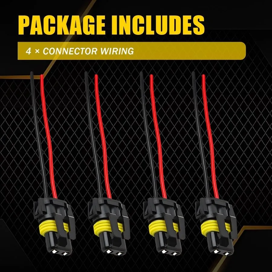 Разъём 9005 Wiring Pigtail Female Connector Harness Headlight Dual Beam Socket 1 — фото лота 2