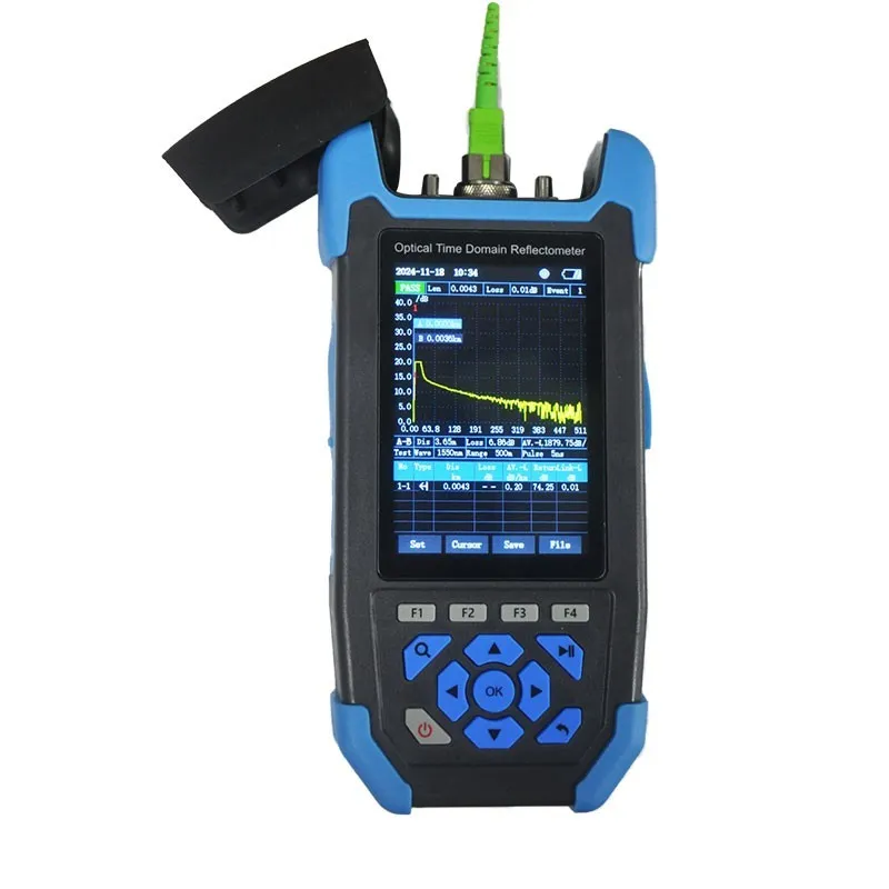 Тестер JW3302SJ 8-IN-1 OTDR Online 1625nm+/-20nm 24dB Optical Time Domain Reflec