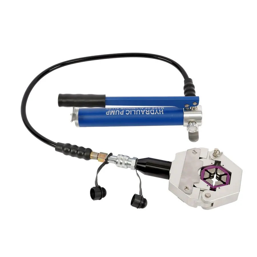 Трубопроводная арматура 7842B CP-180 Manual Hydraulic A/C Hose Crimper PVC Rubbe — фото лота 1