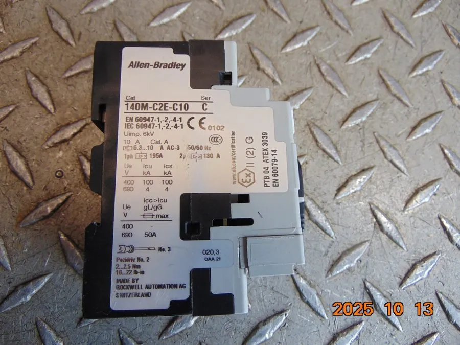 Автоматический выключатель Allen-Bradley 140M-C2E-C10 Motor Protection Circuit B