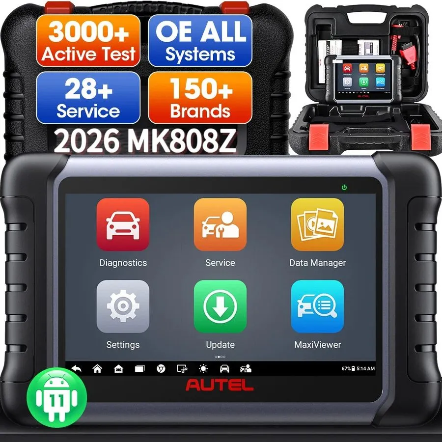 Диагностический сканер AUTEL MK808Z Auto OBD2 Scanner Bidirectional Active Test 