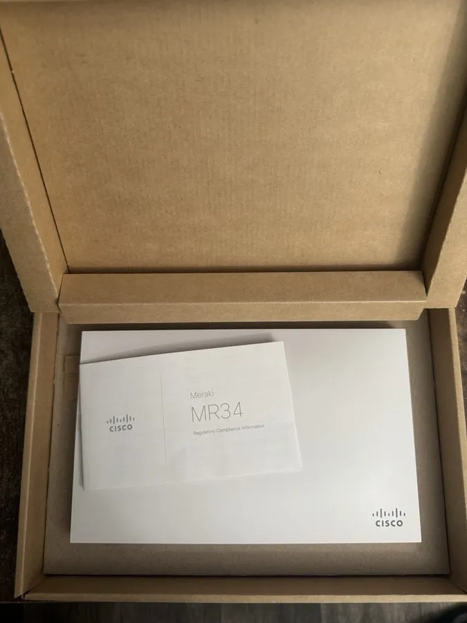 Точка доступа Wi-Fi CISCO MERAKI MR34 CLOUD MANAGED ACCESS POINT