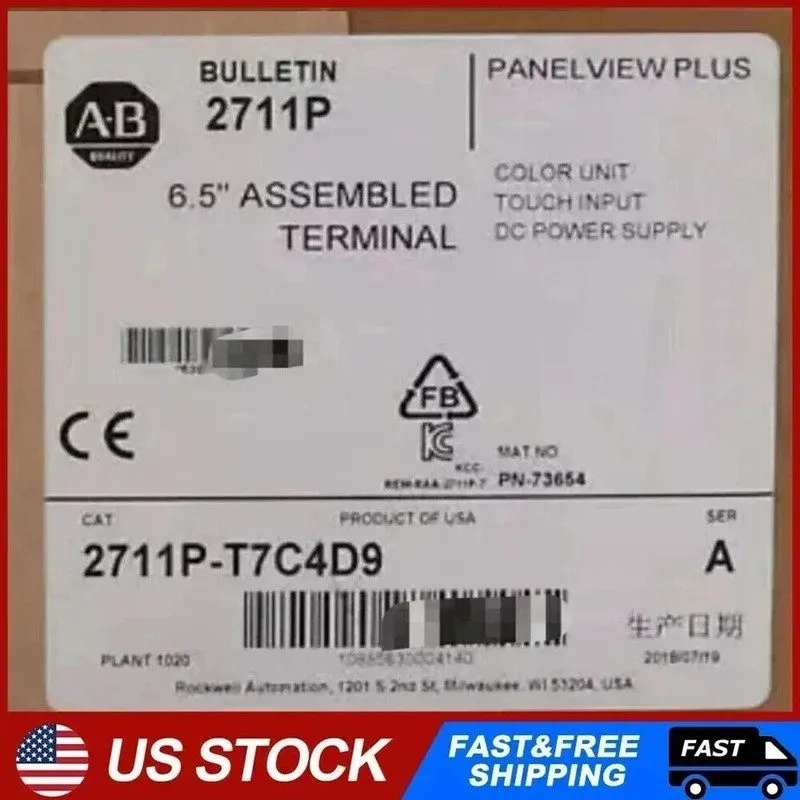 Панель оператора Allen Bradley 2711P-T7C4D9 PanelView Plus 6 700 Color/Touch 6.5