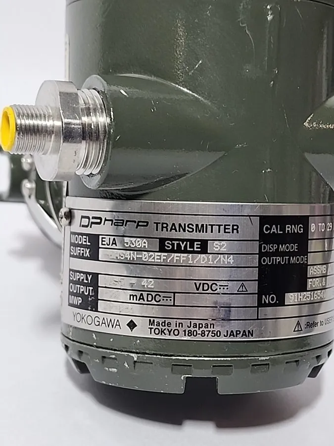 Датчик давления YOKOGAWA EJA530A Gauge Pressure Transmitter Output 4-20ma Dc